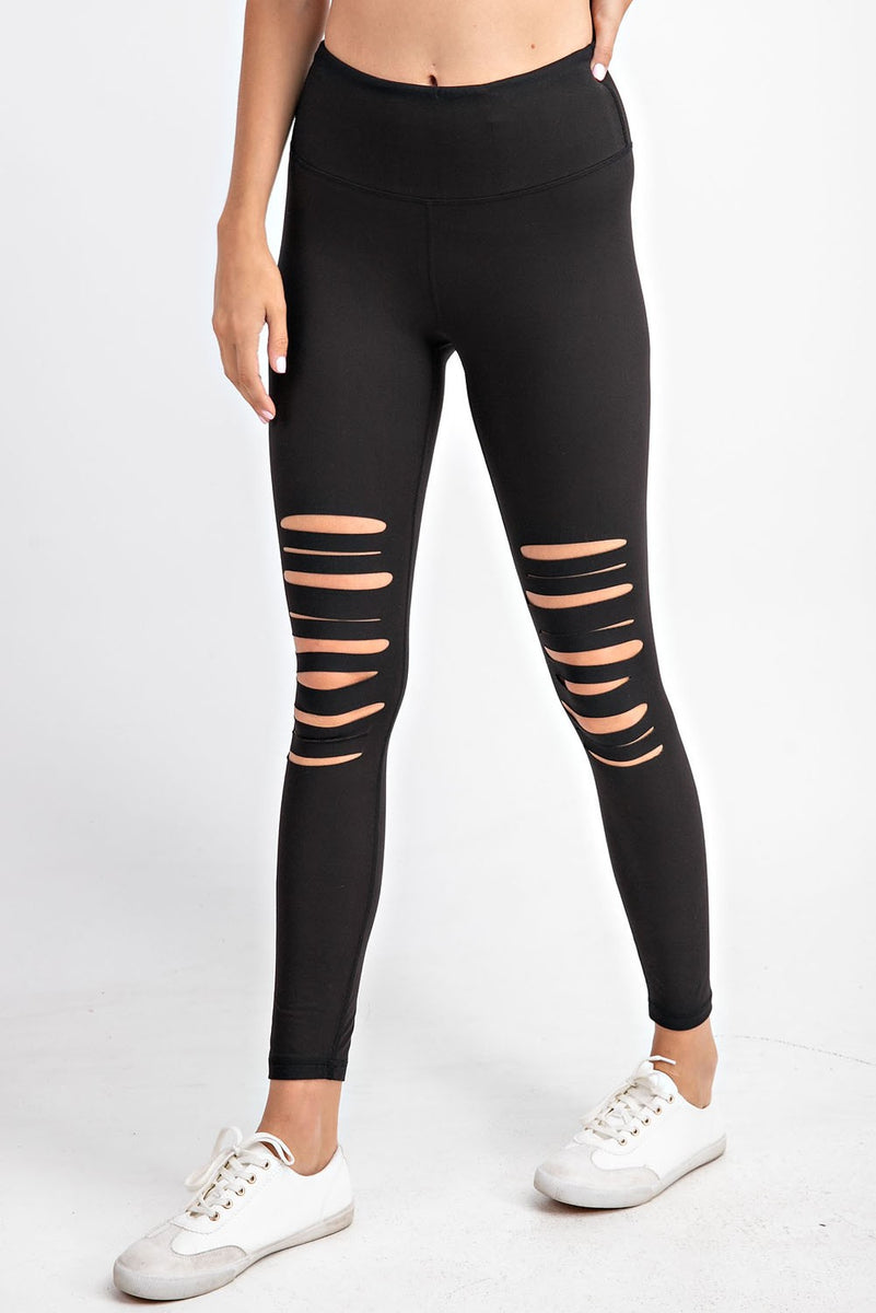 Full-Length Laser Cut Leggings –