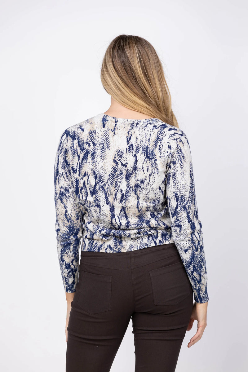 Crew Neck Python Sweater – THEKLOSETKOUTURE.COM