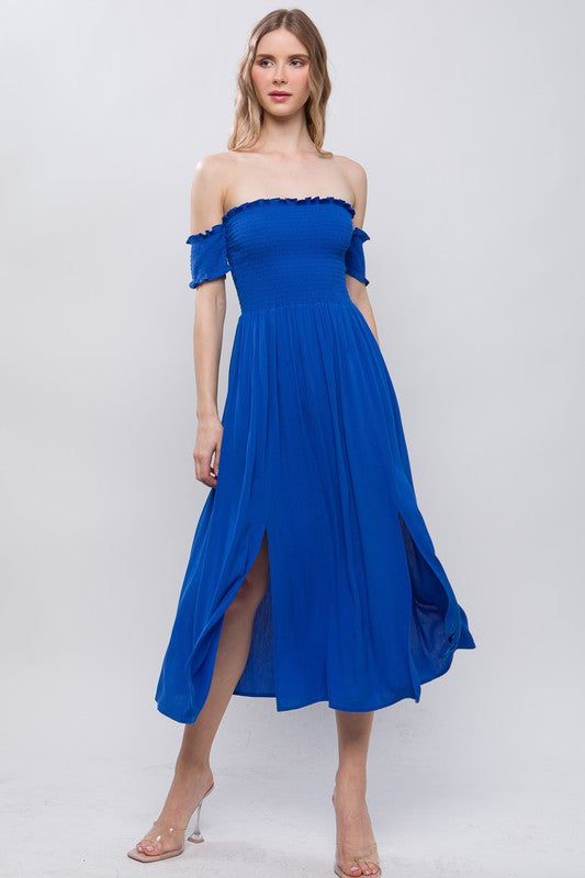 Flowy Off Shoulder Dress THEKLOSETKOUTURE.COM Flowy Off Shoulder Dress THEKLOSETKOUTURE.COM