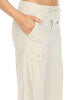 Carine Wide Leg Drawstring Pants