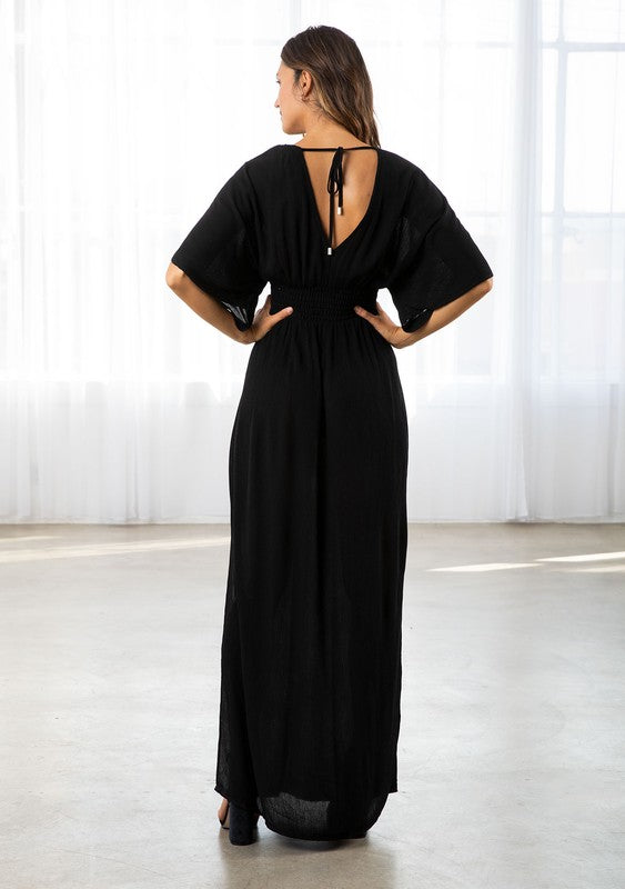 Bohemian Kimono Sleeve Maxi Dress Bohemian Kimono Sleeve Maxi Dress